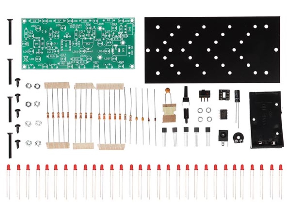 Educational soldering kit, LED arrow 'Chevron'