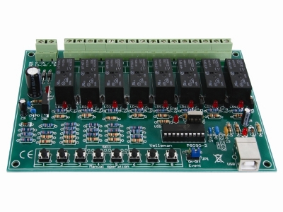 [WMI8090] 8-Channel USB Relay Card (module)