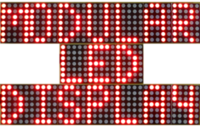 Programmable 5 x 7 Modular LED Matrix Display