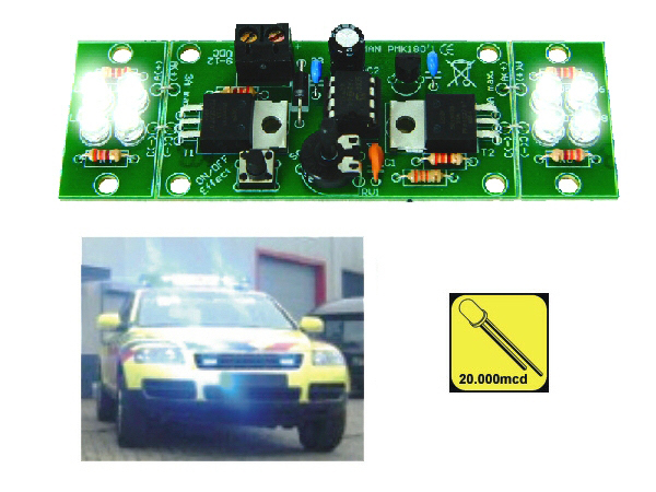 Velleman Two-Channel Hi-Power LED Flasher Kit (WSL180), photo 3
