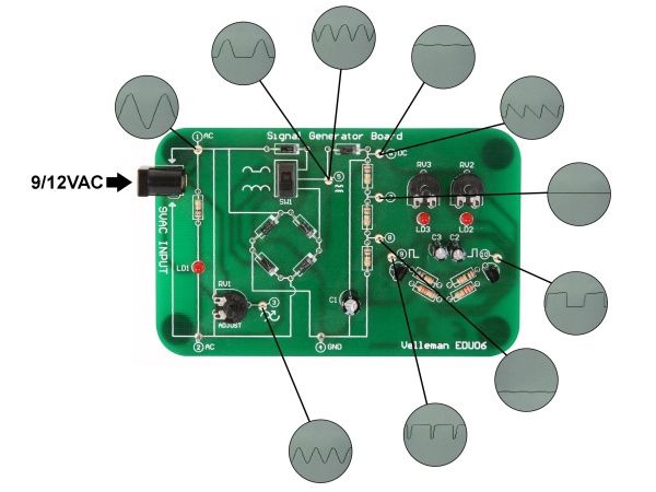 Oscilloscope Educational Electronic Kit