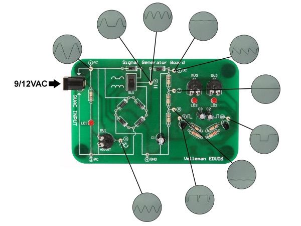 Velleman Oscilloscope Tutor Educational Kit (WSEDU06), photo 3