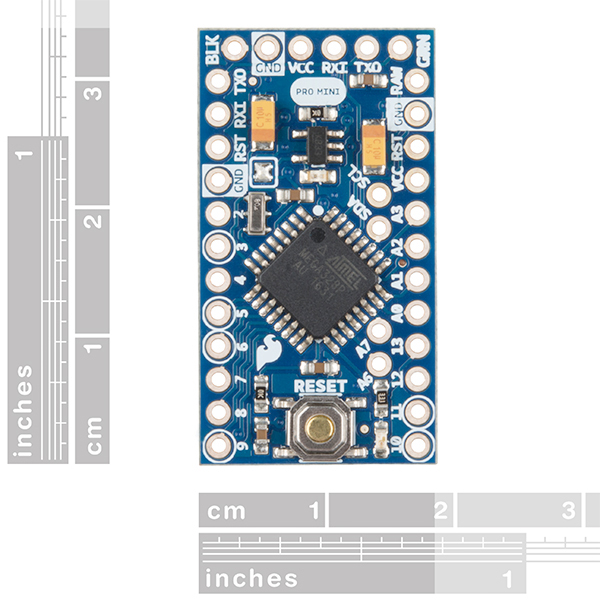 SparkFun Arduino Pro Mini 328 3.3V/8MHz (DEV-11114), photo 2
