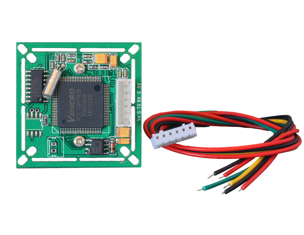 C429-L28 JPEG Compression VGA Camera Module WITH IR-CUT filter mounted on sensor & 2.8mm lens