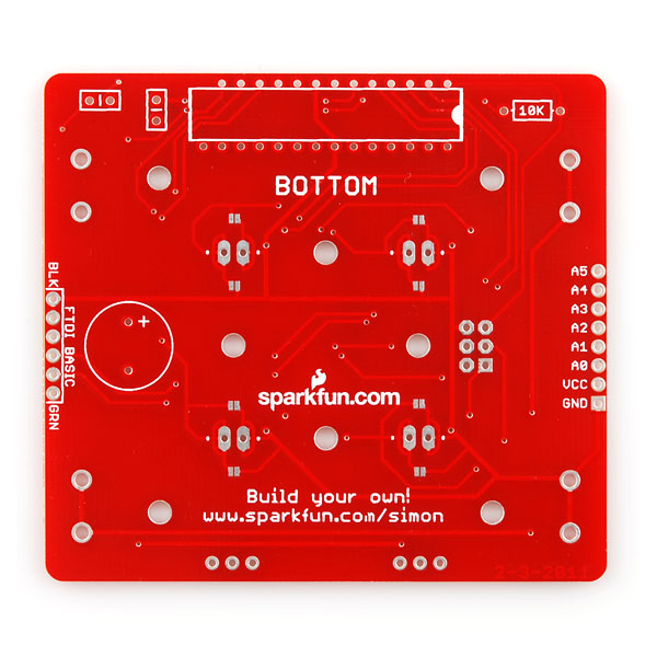 SparkFun Simon Says - Through-Hole Soldering Kit