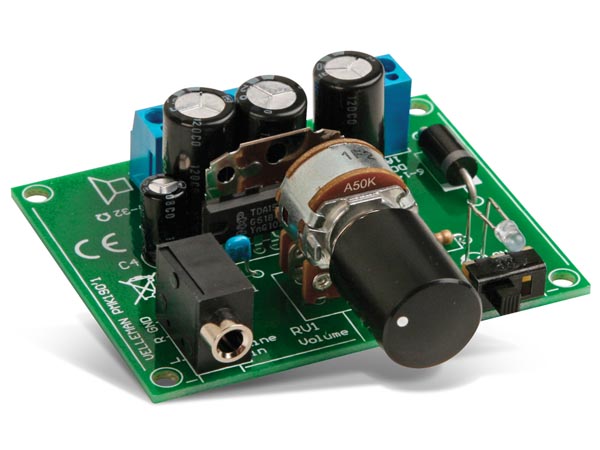 2X5W Amplifier for MP3 Player (Assembled)