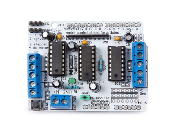 L293D Motor Drive Expansion Shield for Arduino ®