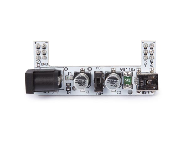 2-Channel Power Module for Breadboards 3.3V/5V