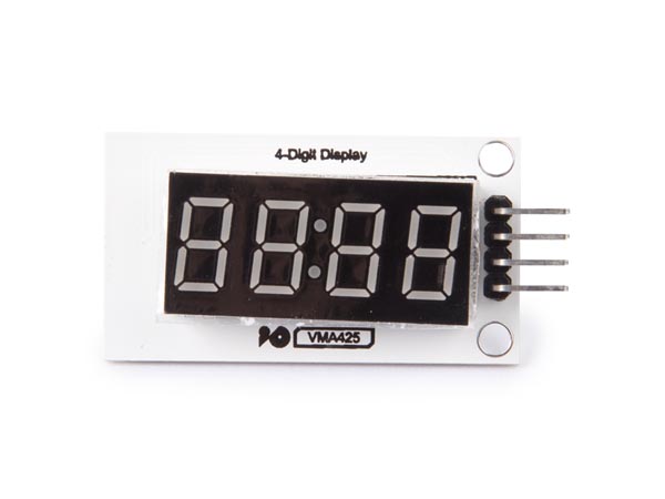 4-Digit Display w/ Driver Module (TM1637 Driver)