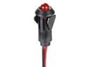 12V Red Flashing LED w/Leads