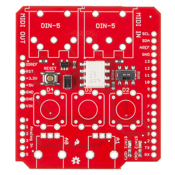 SparkFun MIDI Shield Arduino (DEV-12898), photo 3