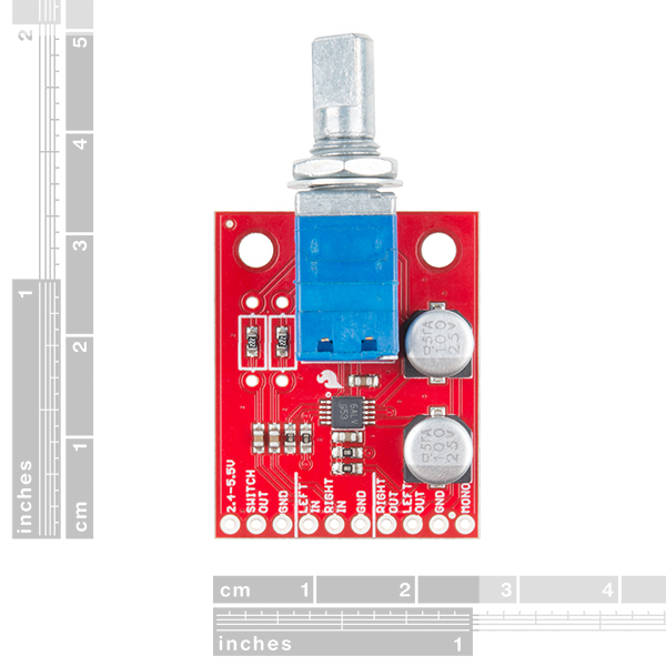 SparkFun Noisy Cricket Stereo Amplifier 1.5W (DEV-14475), photo 2