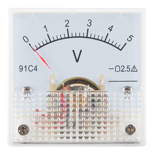 SparkFun Analog Panel Meter 0-5VDC (TOL-10285), photo 3
