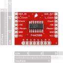 SparkFun 74HC595 Shift Register Breakout (BOB-10680), photo 2