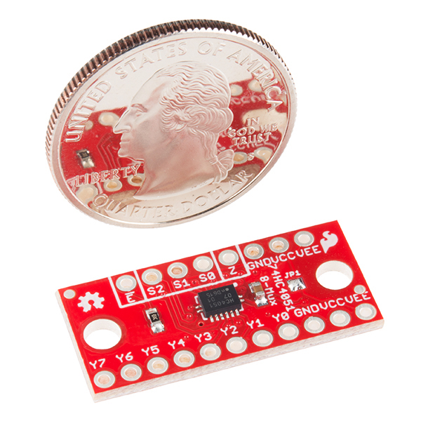 SparkFun 74HC4051 8-Ch Mux Breakout (BOB-13906), photo 4