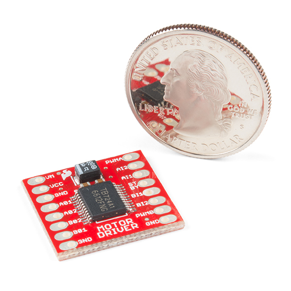 SparkFun Motor Driver - Dual TB6612FNG (with Headers)