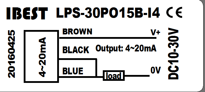 M30 Analog Proximity Sensor, 4 to 20 mA output