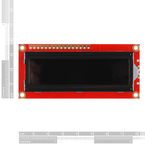 SparkFun Basic 16x2 Character LCD White on Black (LCD-00709), photo 3