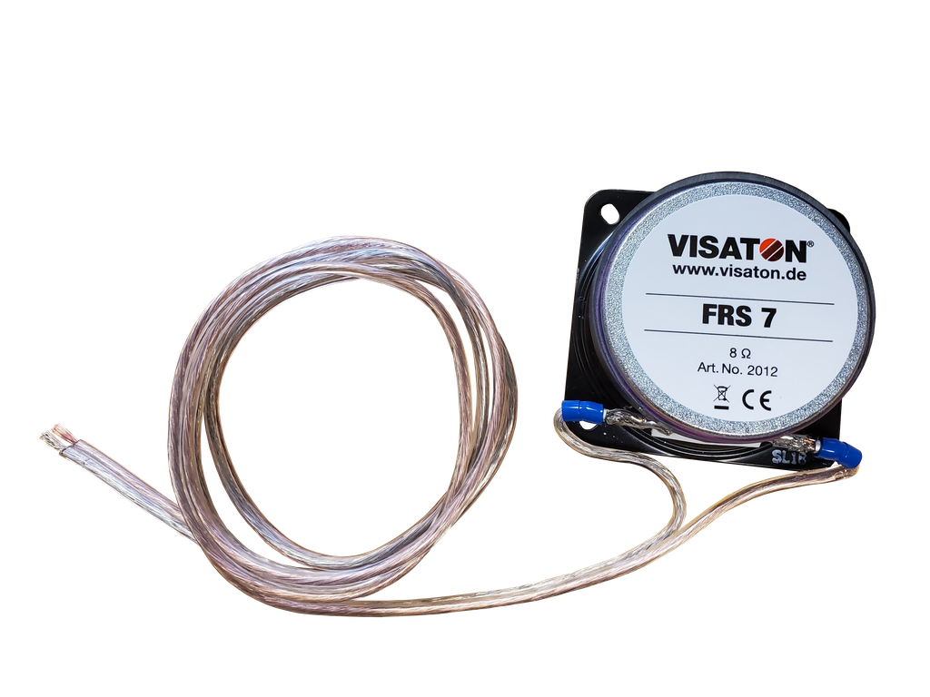 Visaton FRS7-8 2.5" Full-Range Speaker 8 Ohm With 4ft Wire Attached