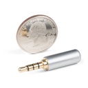 TRRS Audio Plug - 3.5mm (Metal)