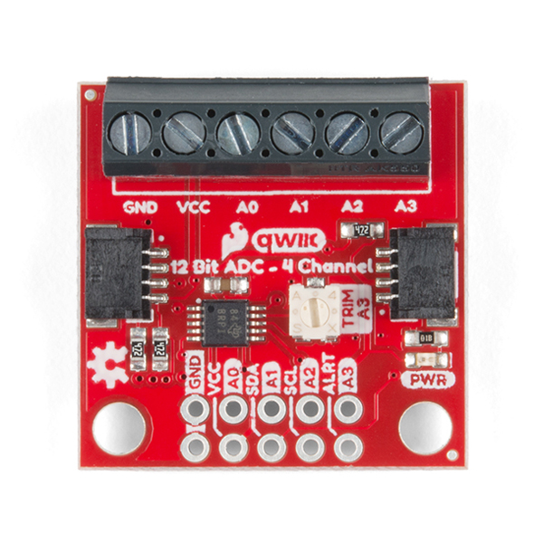 SparkFun Qwiic 12 Bit ADC - 4 Channel (ADS1015)