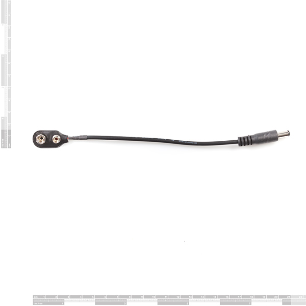 SparkFun 9V Battery to Barrel Jack Adapter (PRT-09518), photo 2