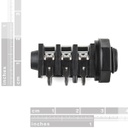 Audio Jack - 1/4" Stereo (right angle)