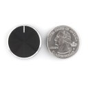 Black Metal Knob - 14x24mm