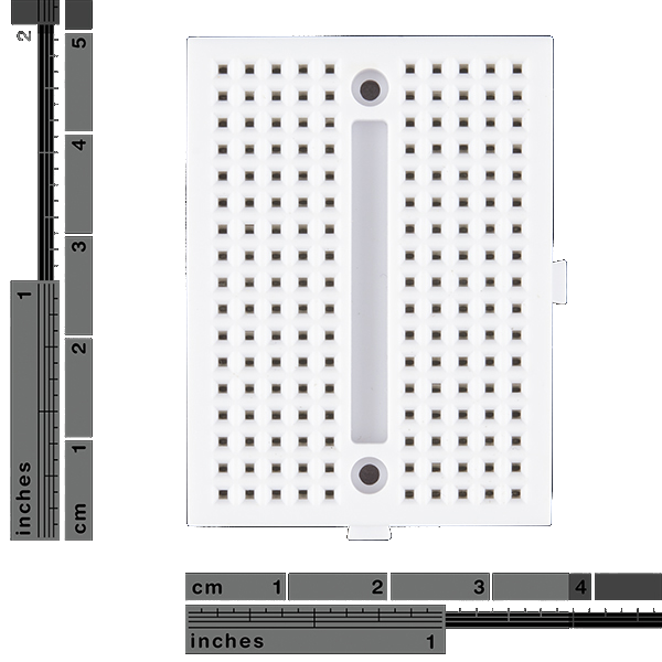 SparkFun Mini Modular Breadboard White (PRT-12043), photo 2