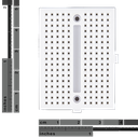 SparkFun Mini Modular Breadboard White (PRT-12043), photo 2
