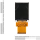 1.8in TFT LCD 160x128 RGB 3-Wire SPI (SPX-15094), photo 2