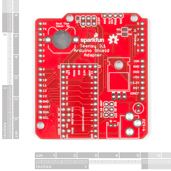 Teensy Arduino Shield Adapter