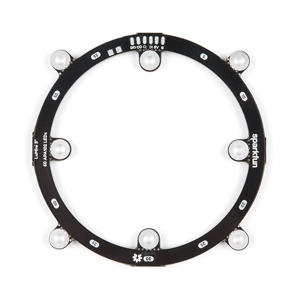 SparkFun LuMini LED Ring - 3 Inch (60 x APA102-2020)
