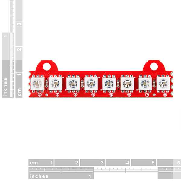 SparkFun Lumenati 8-Stick APA102C (COM-14359), photo 2
