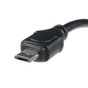 Panel Mount USB-B to Micro-B Cable - 6"