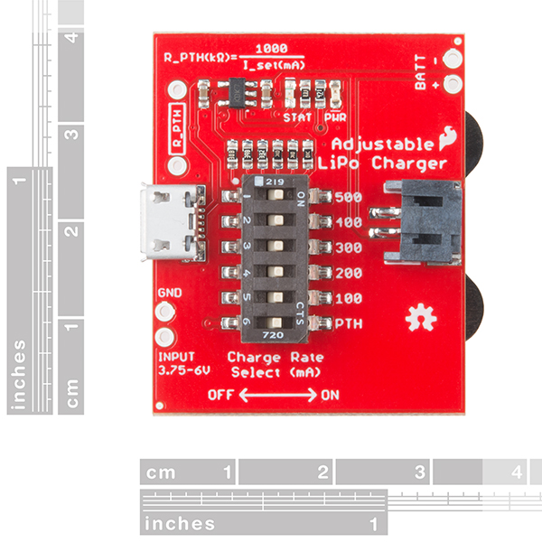 SparkFun Adjustable LiPo Charger (PRT-14380), photo 2