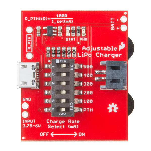 SparkFun Adjustable LiPo Charger (PRT-14380), photo 3