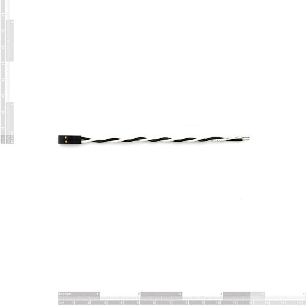 SparkFun 2-Pin PTH Jumper Wire Black White (PRT-08672), photo 3