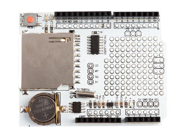 ARDUINO® COMPATIBLE DATA LOGGING SHIELD