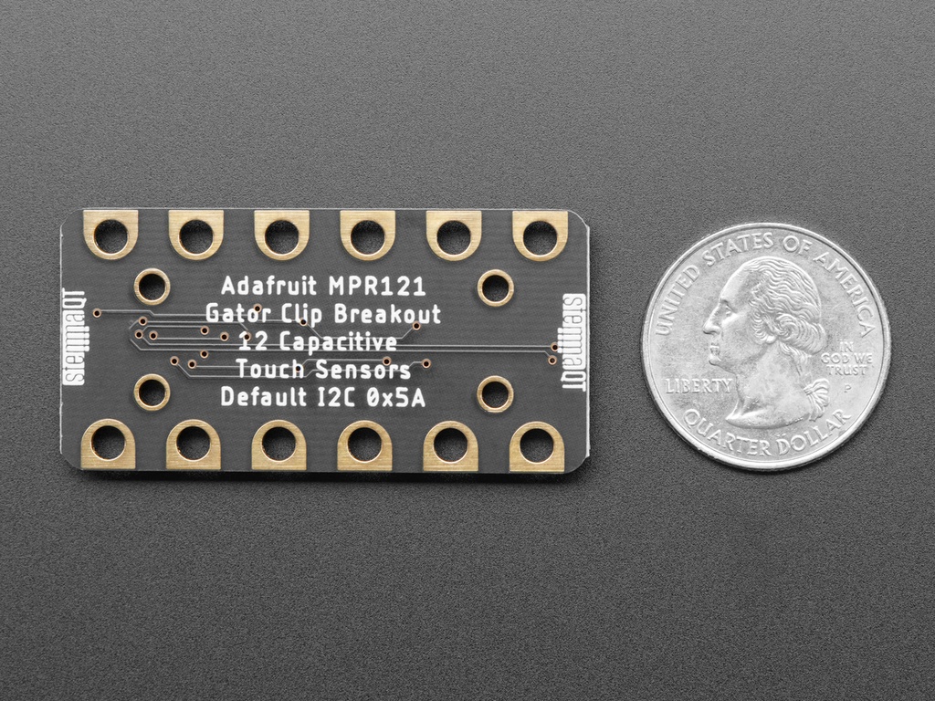 Adafruit MPR121 12-Key Capacitive Touch Sensor Gator Breakout - STEMMA QT / Qwiic