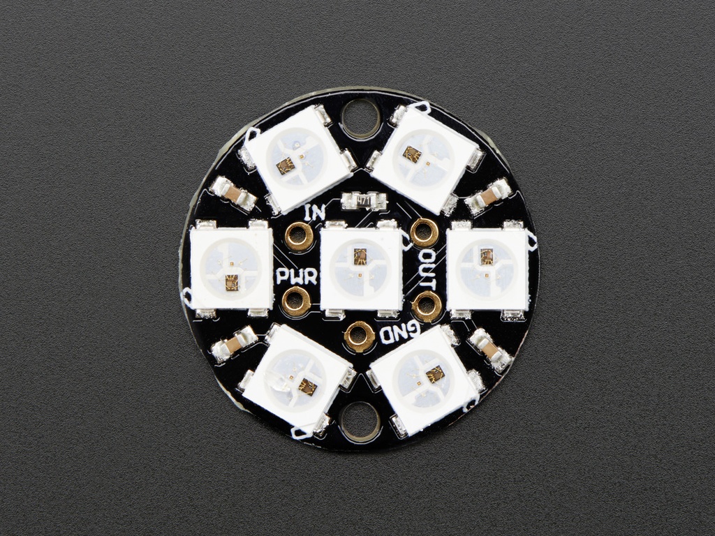 Adafruit NeoPixel Jewel 7 LED (ADA-2226), photo 2