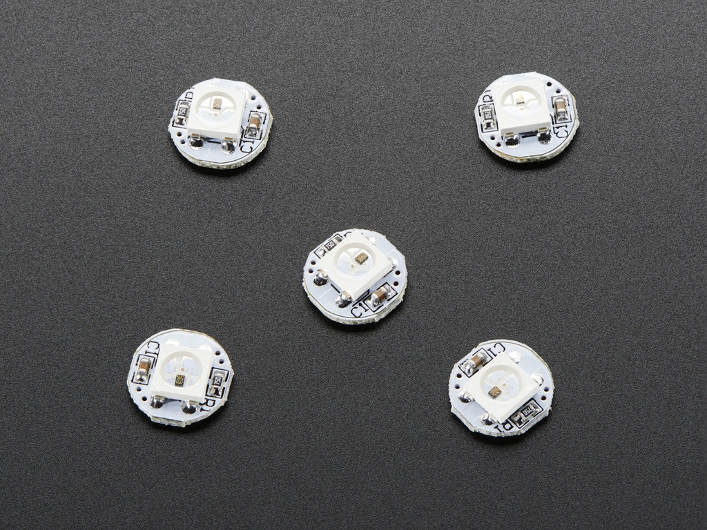 Adafruit NeoPixel Mini Button 5-Pack (ADA-1612), photo 2