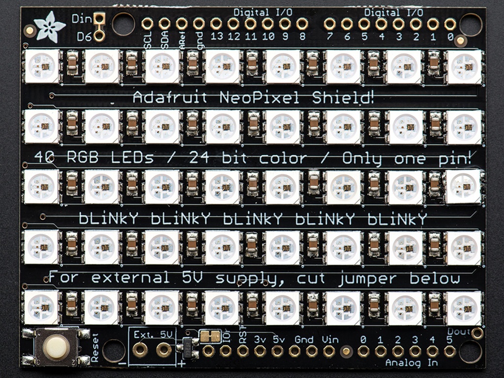 Adafruit NeoPixel Shield 5x8 Matrix (ADA-1430), photo 4