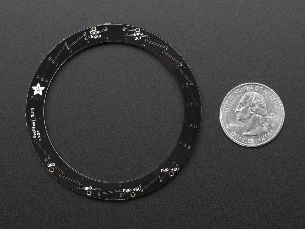 Adafruit NeoPixel Ring 24 RGBW Natural (ADA-2862), photo 4