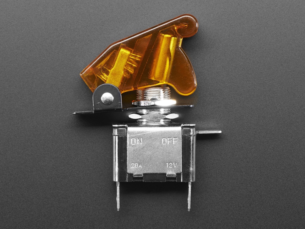 Adafruit Yellow Illuminated Toggle Switch (ADA-3219), photo 3