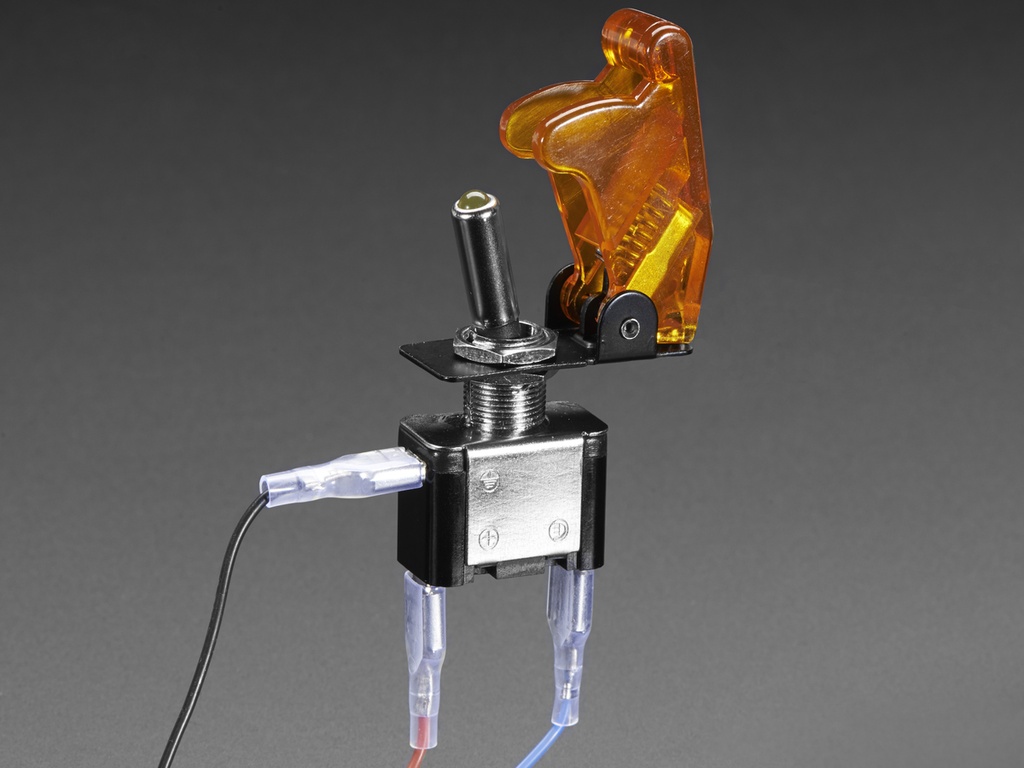Adafruit Yellow Illuminated Toggle Switch (ADA-3219), photo 4