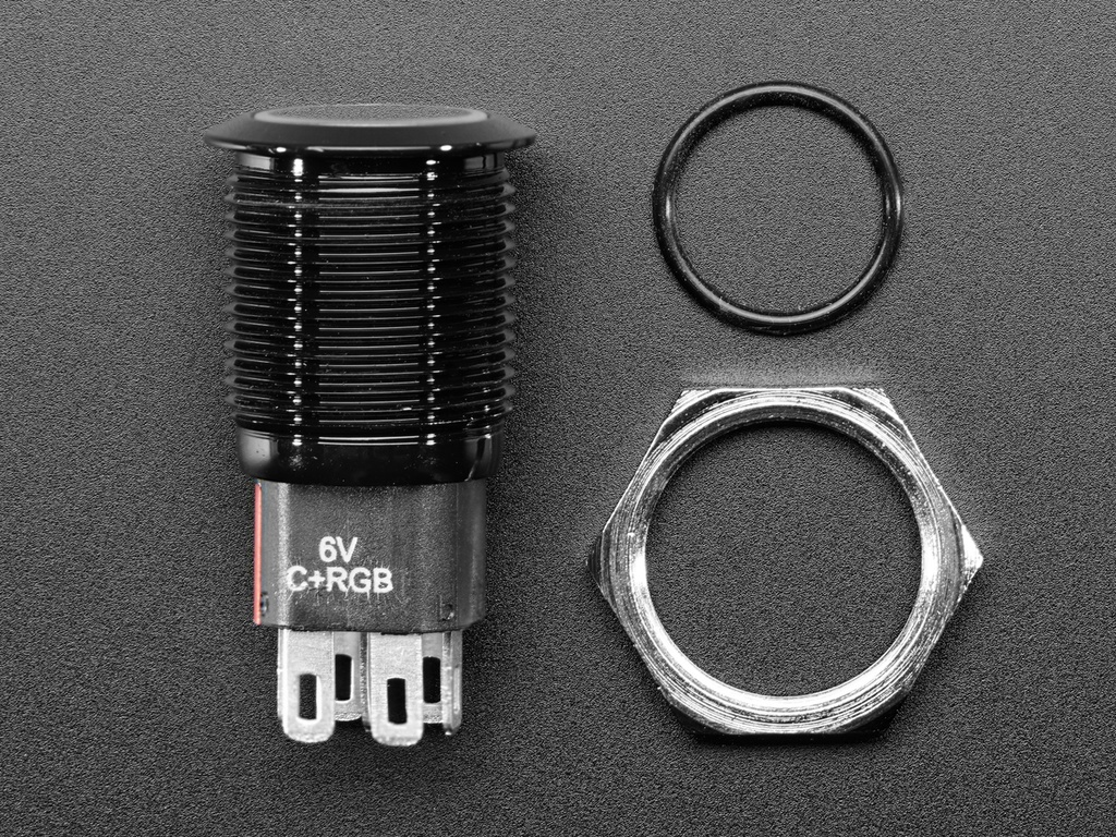 Adafruit 16mm RGB Latching Metal Button (ADA-4660), photo 4