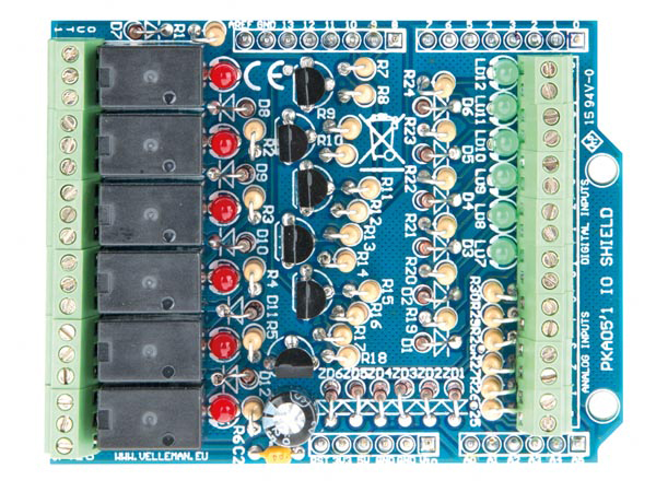 I/O SHIELD FOR ARDUINO