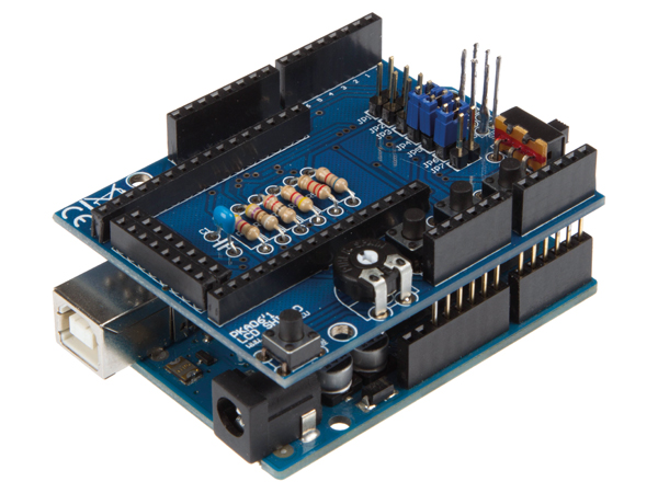 LCD SHIELD FOR ARDUINO