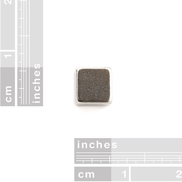 SparkFun NdFeB Magnet Square 0.25in (COM-08643), photo 5